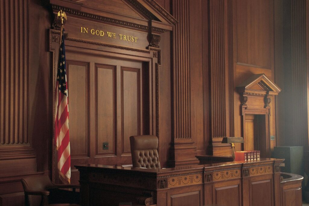courtroom in the USA